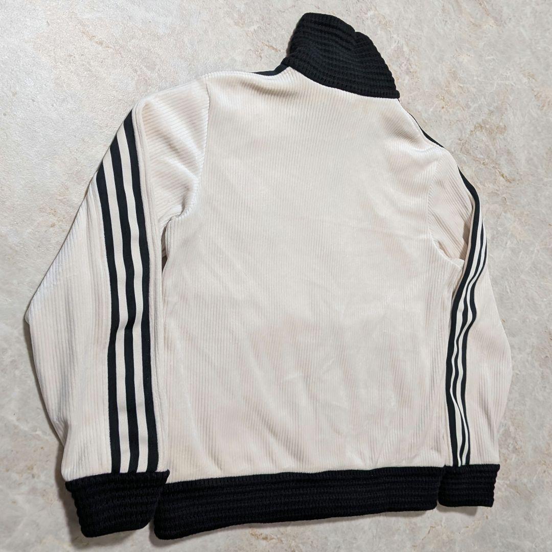 超希少⭐美品アディダスプレミアムワッフルベッケンバウアートラックジャケット白黒L