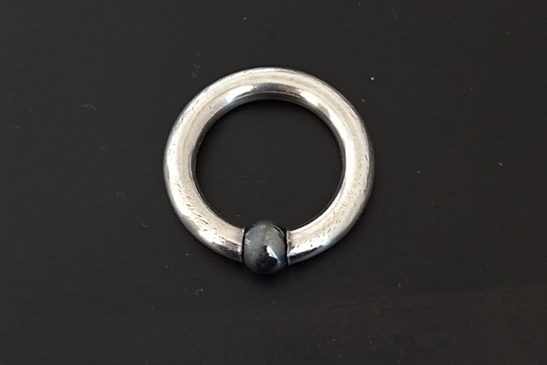 ジョージ・ジェンセン HaHハンス・ハンセンシルバーリング13.5号ヘマタイト