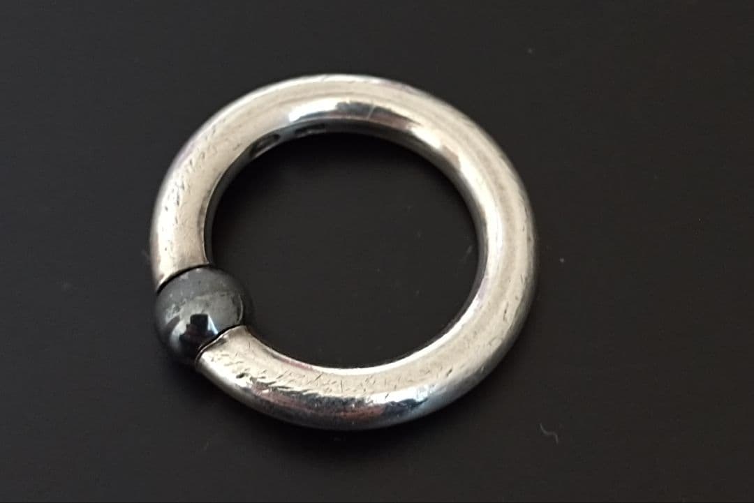 ジョージ・ジェンセン HaHハンス・ハンセンシルバーリング13.5号ヘマタイト