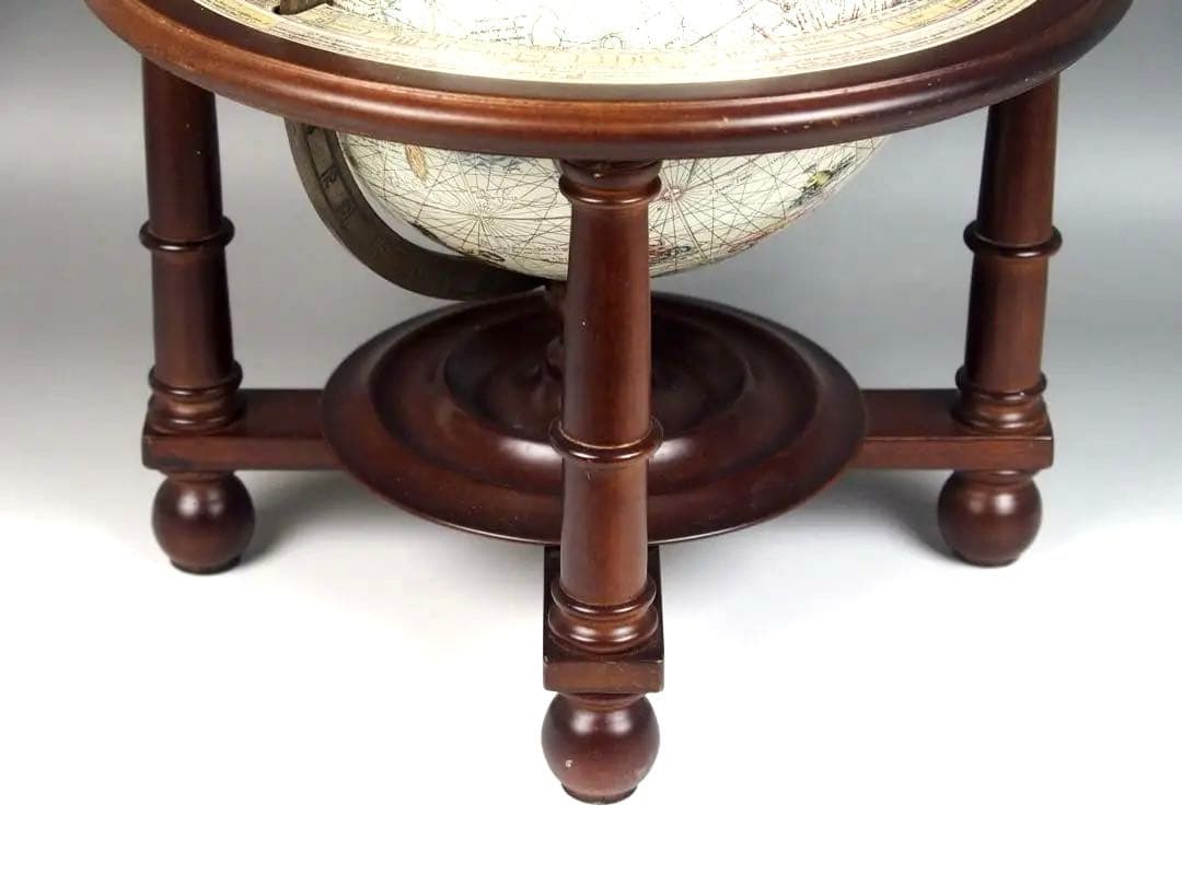 【コロニアル　地球儀】アンティークstyleインテリア　オーセンティックモデル社