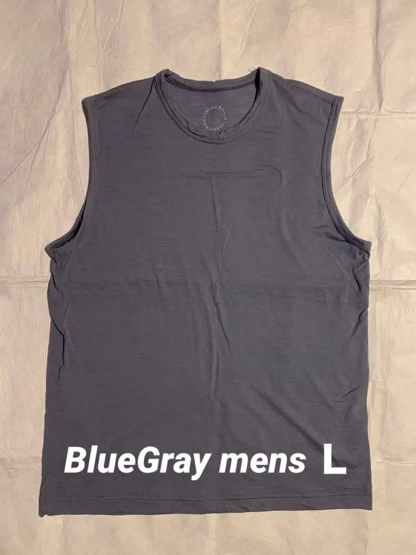 山と道 100% Merino Light Sleeveless mens L