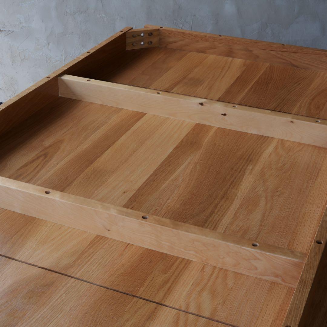 フルメンテ済み無印良品オーク無垢ダイニングテーブル【天板のみ】140×80×72