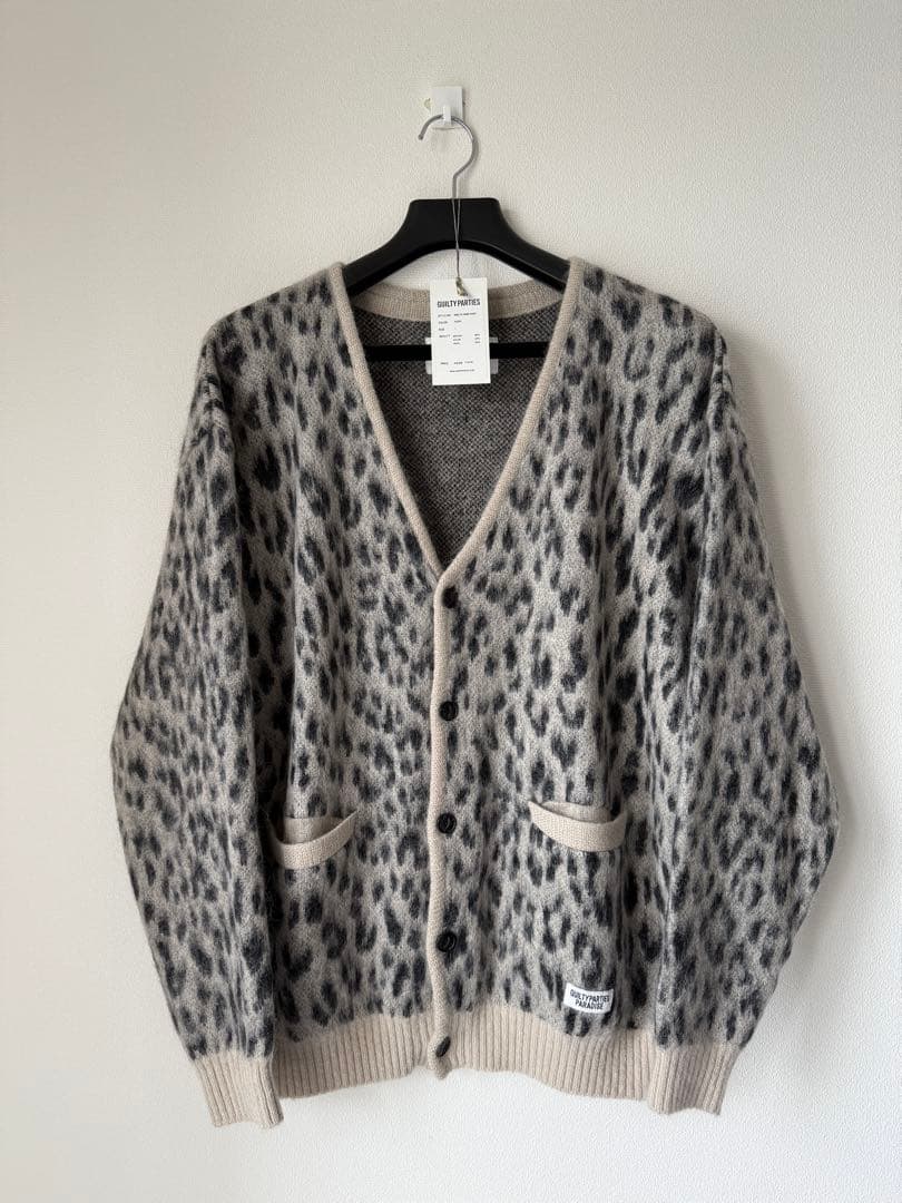 トップス WACKO MARIA leopard cardigan L