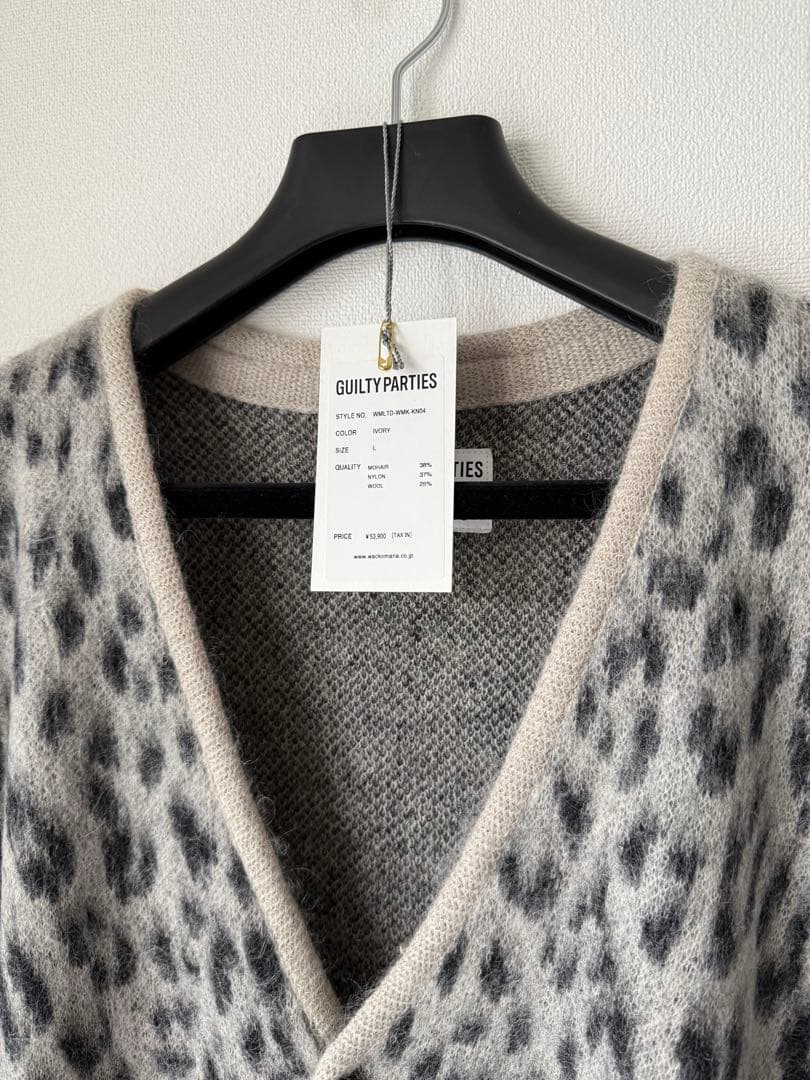 トップス WACKO MARIA leopard cardigan L