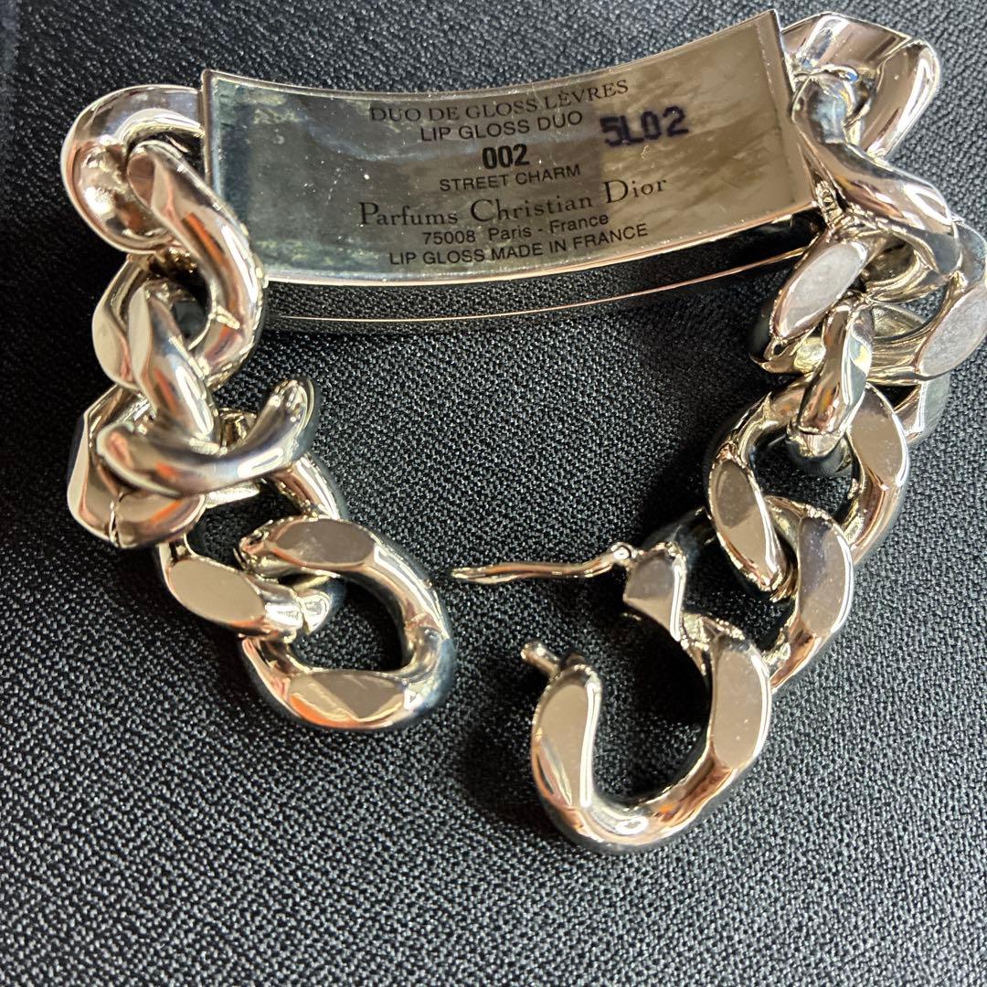 【極美品】クリスチャンディオール　リップグロス　デュオ　ゴルメットブレスレット