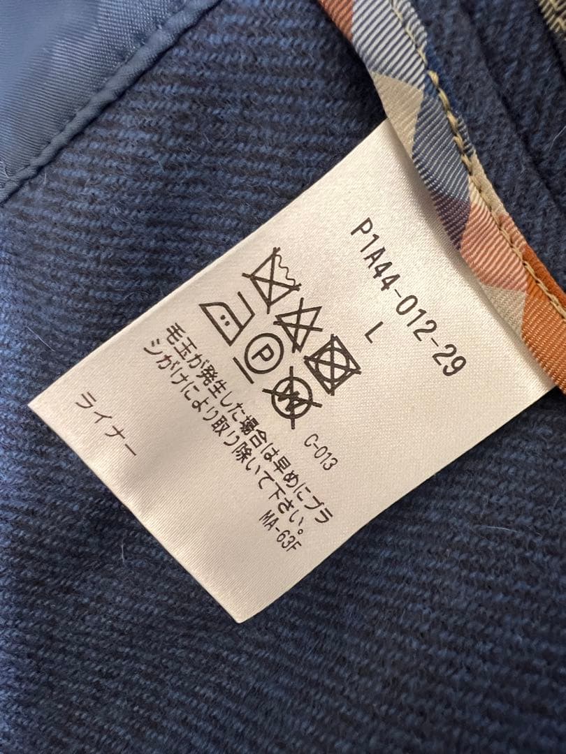 山陽商会100年コートダブルトレンチコート黒L