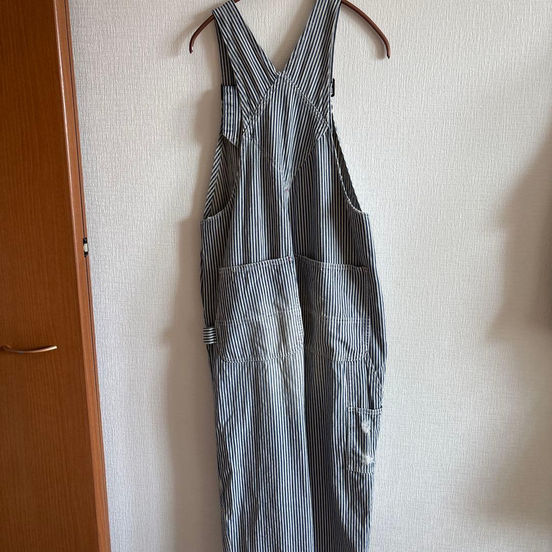 ビームスボーイ ビッグマック　ヒッコリーオーバーオール