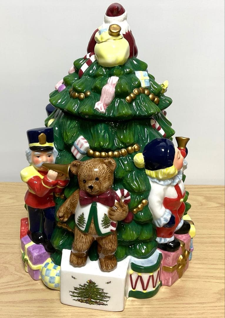 スポード　クリスマスツリー クッキージャー ②