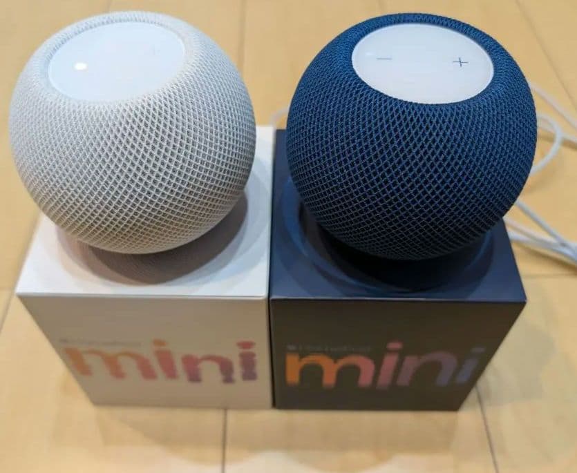 ポ*ウ様 Apple Pod mini ホワイト ネイビー 2個セット