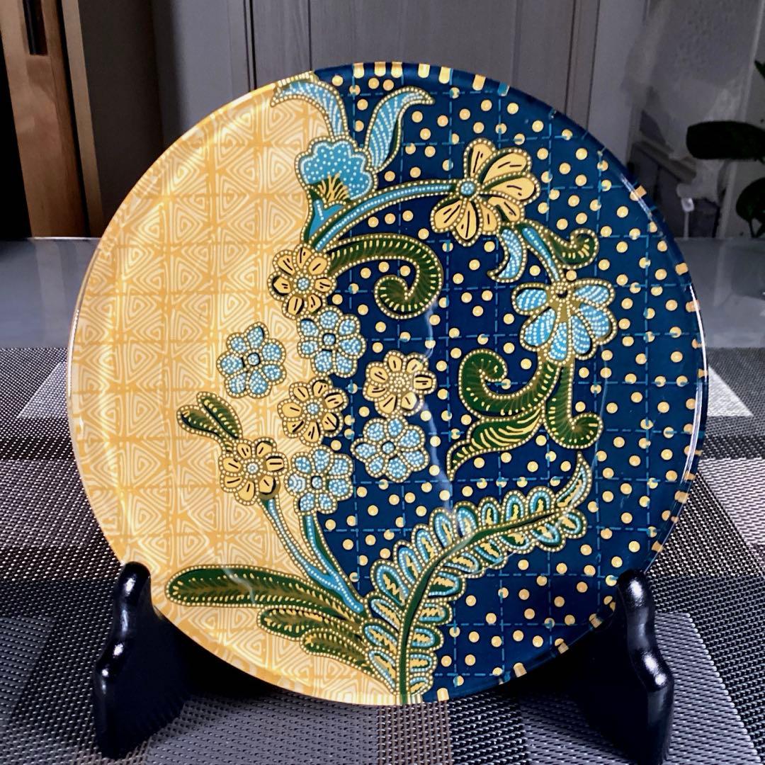 Briliant Glassware 『Batik』 ガラス　中皿　3枚