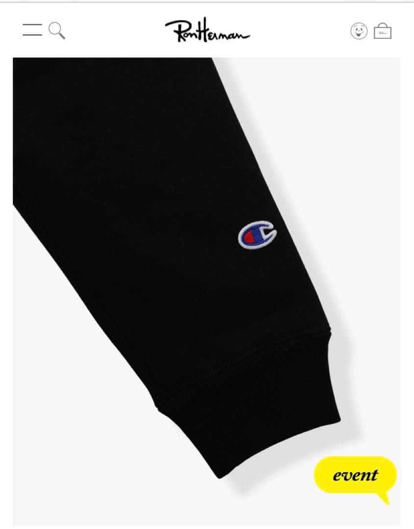 RHCロンハーマンChampion Thermal Zip Hoodie XL