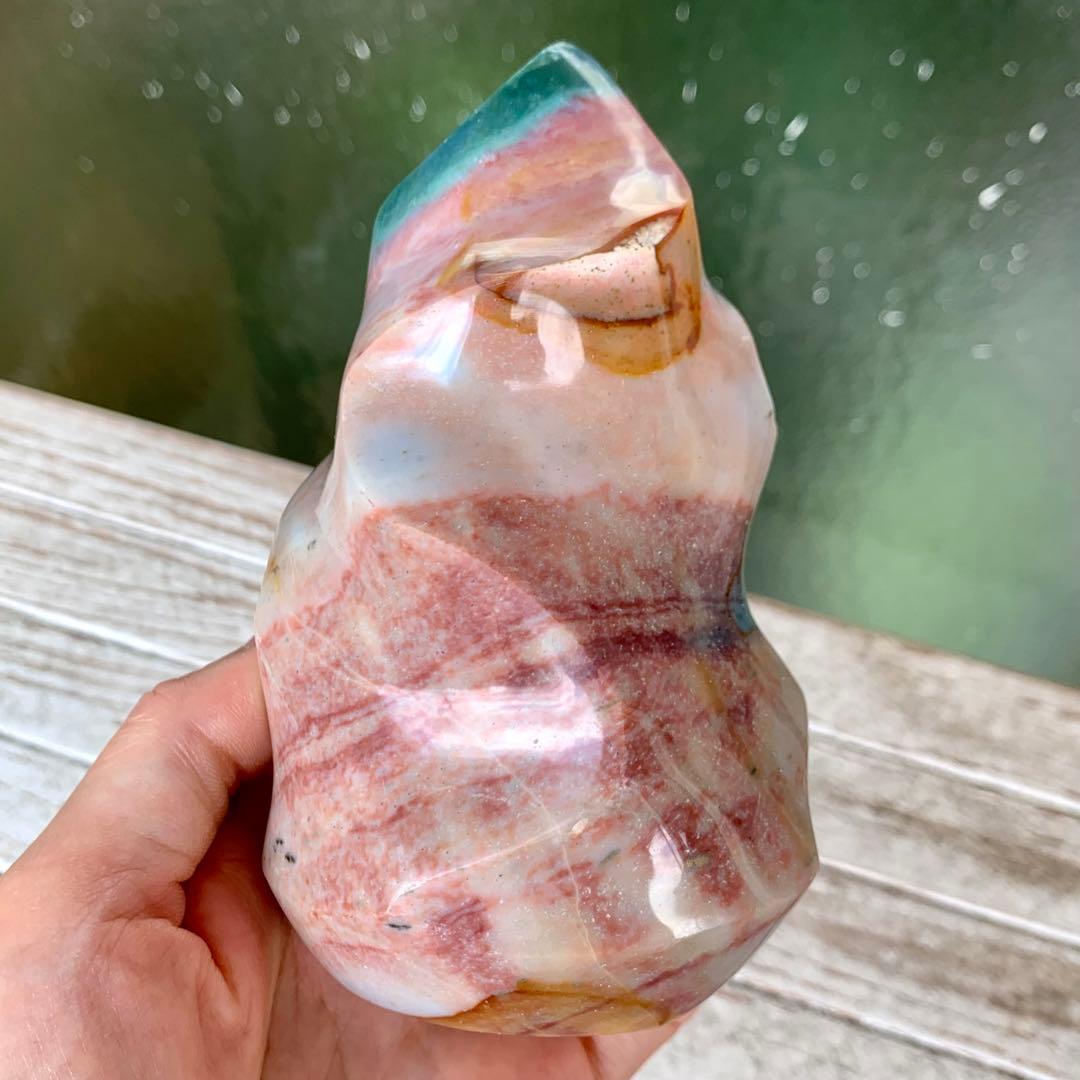 オーシャンジャスパー　フレイム　マダガスカル産　天然石