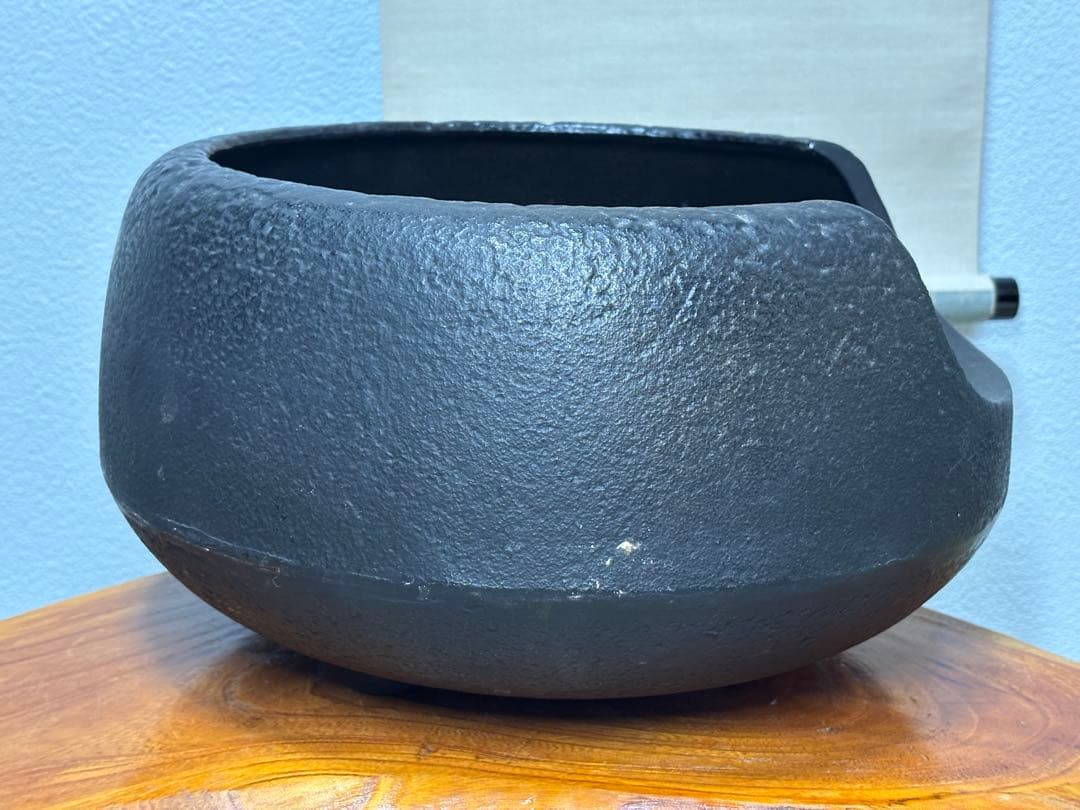 道安風炉（前欠け風炉） 五徳 底瓦 3点 茶道具