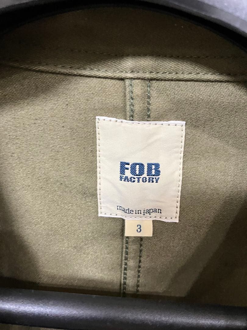 【専用】FOB FACTORYフレンチ モールスキン ジャケット　オリーブ