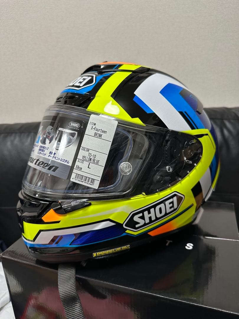 SHOEI X-fourteen L　新品クリアシールド　直接引取OK