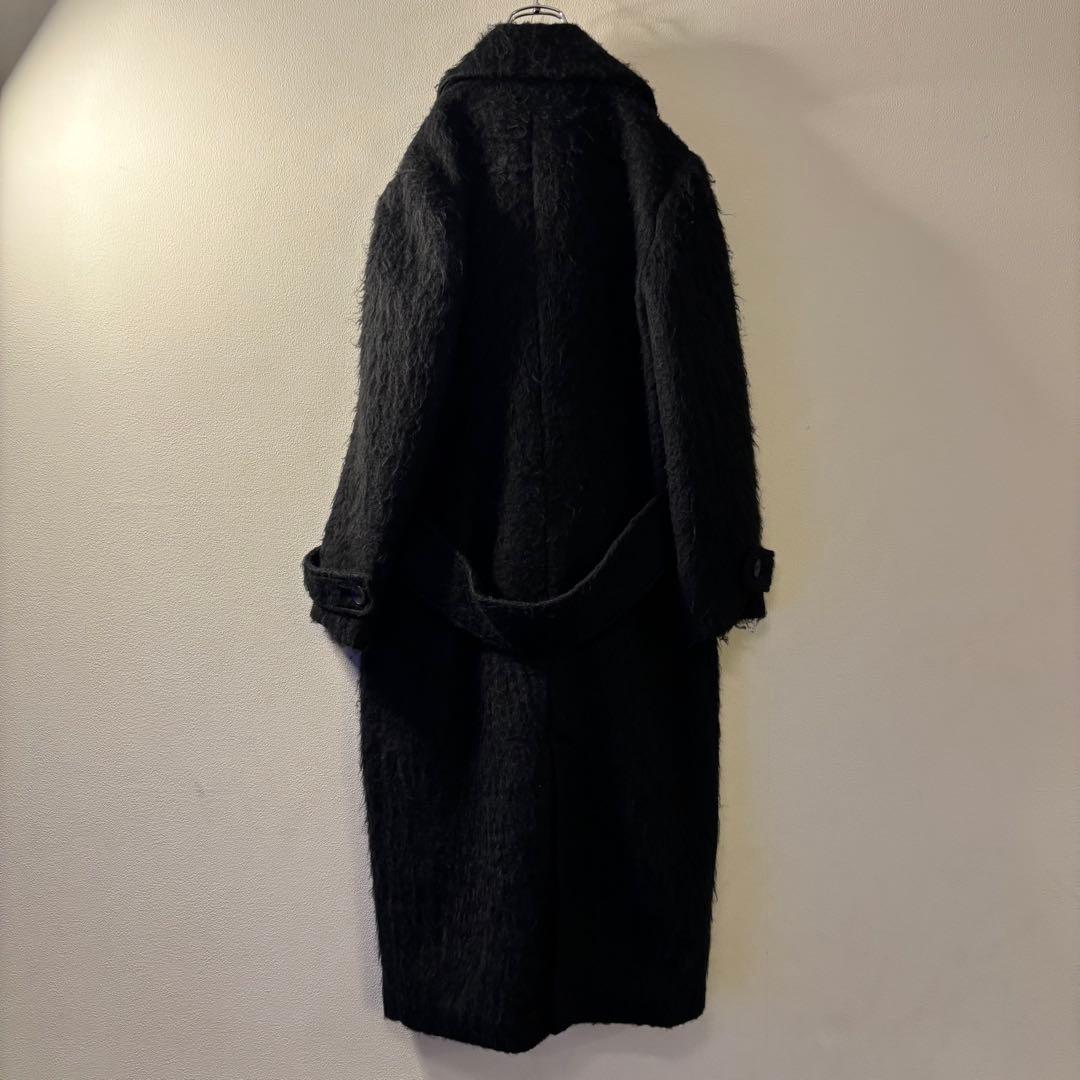 オーバーサイズ mohair taste チェスターコート ブラック y2k