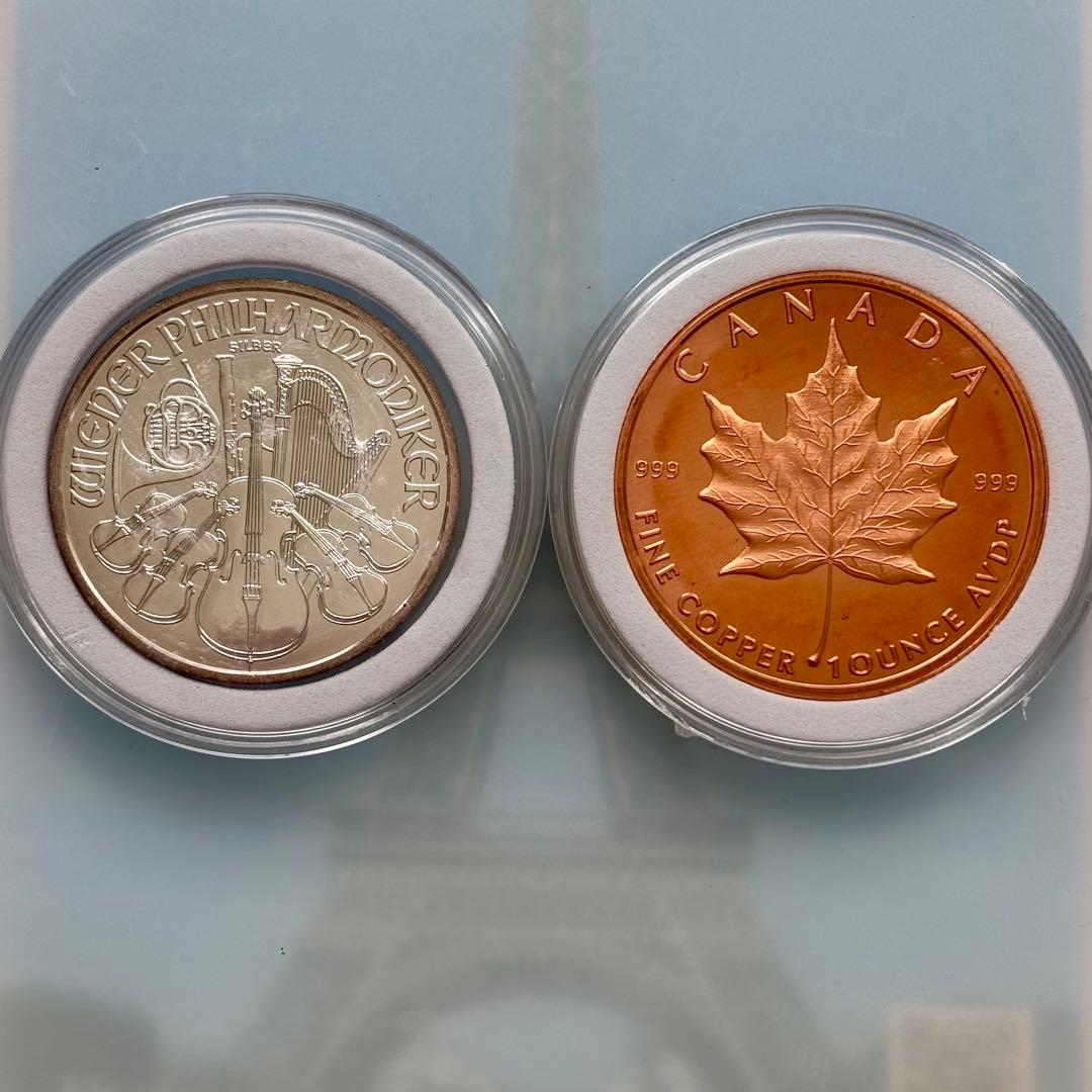 （新品）オーストリア ウィーン・フィル/メイプルメイプルリーフ ブロンズ