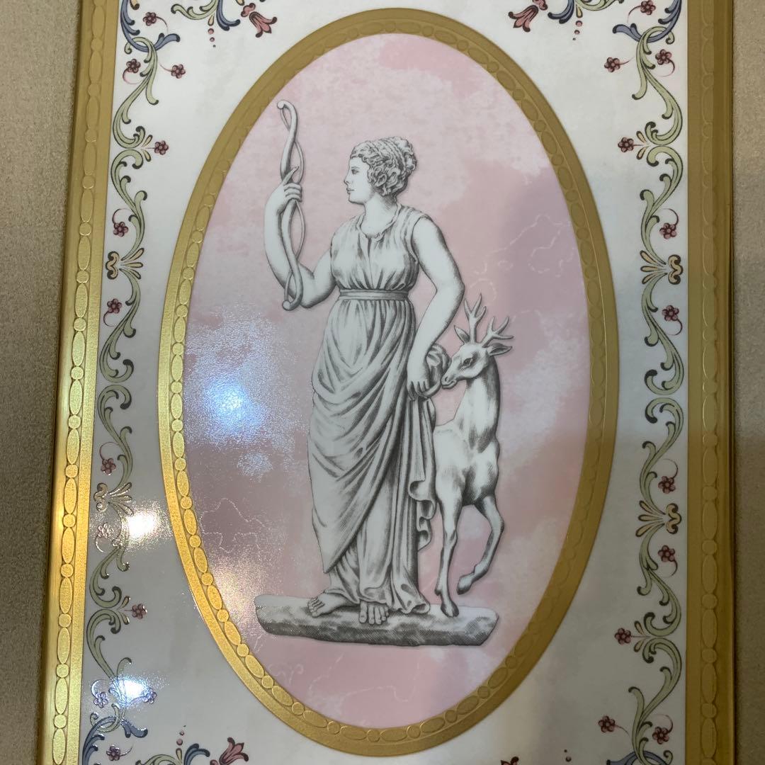 希少　元箱　ウェッジウッド ディアナ(ダイアナ)　プラーク　額　陶板　壁掛け