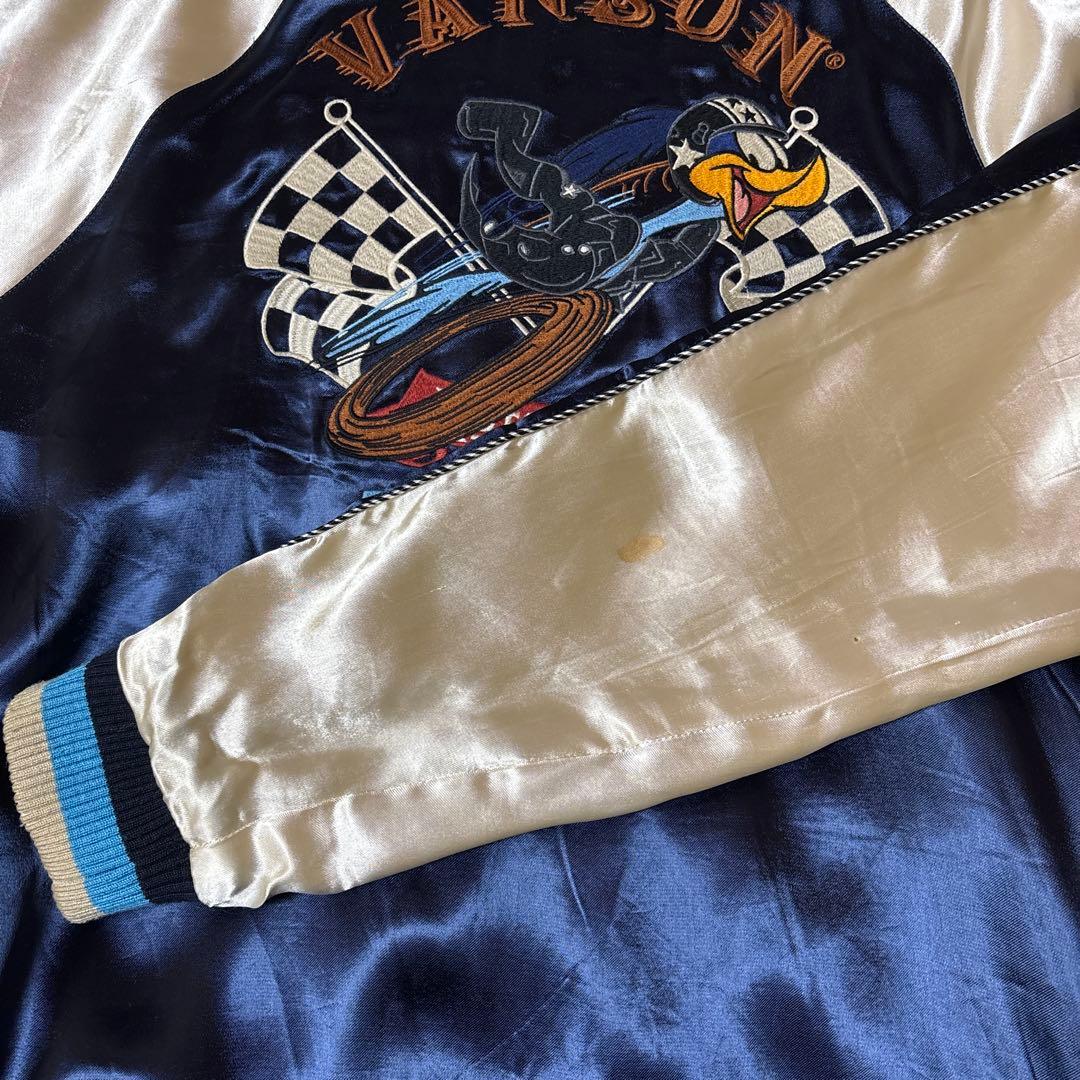 【希少】VANSON×ルーニー・テューンズ リバーシブル　刺繍スカジャン XXL