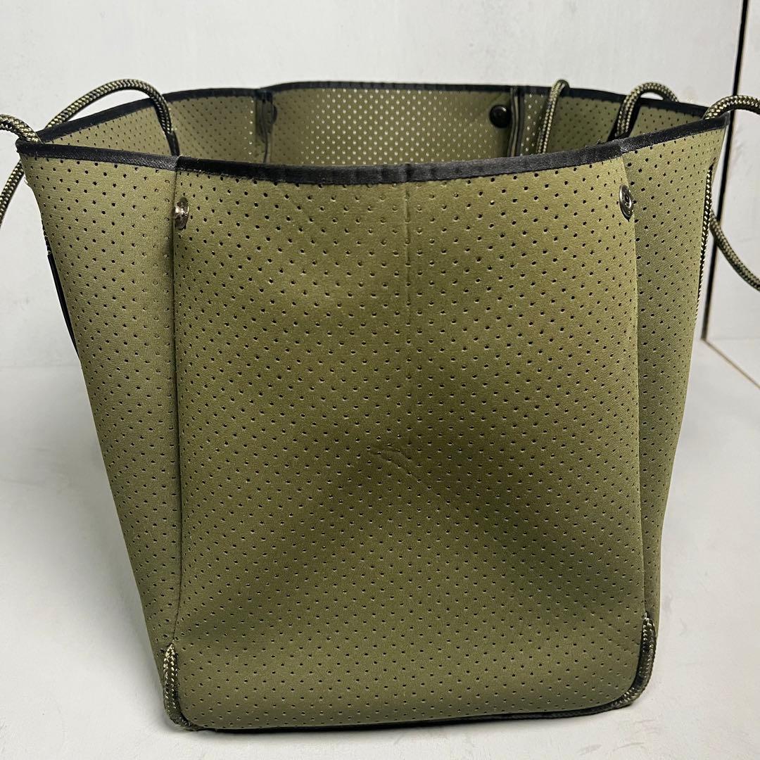 STATE OF ESCAPE トートバッグ　マザーズバッグ　大きい　グリーン