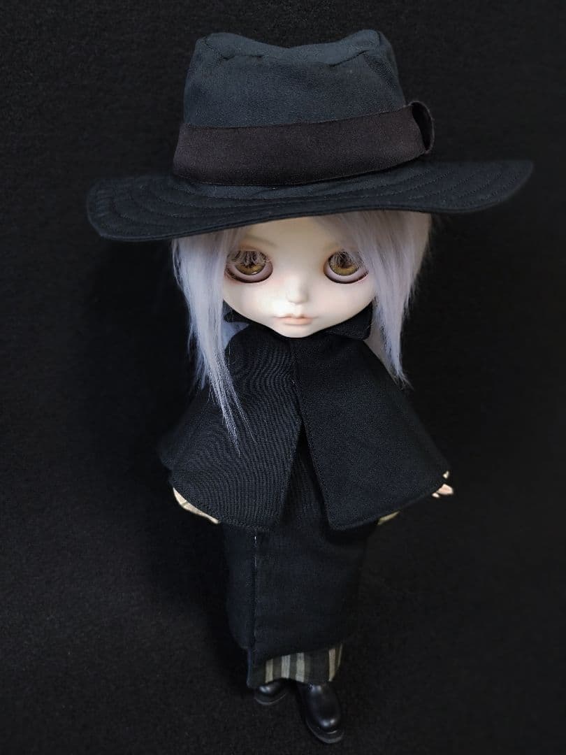 確認用　アイシードール　ブライス　とんびコート　中折れ帽　着物　男の子　レトロ