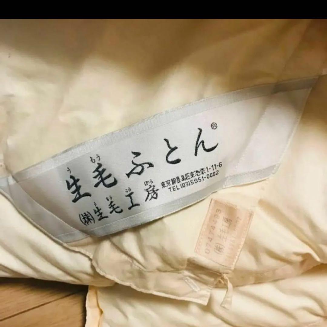 生毛工房　羽毛布団　クイーン　本掛け　ダウン