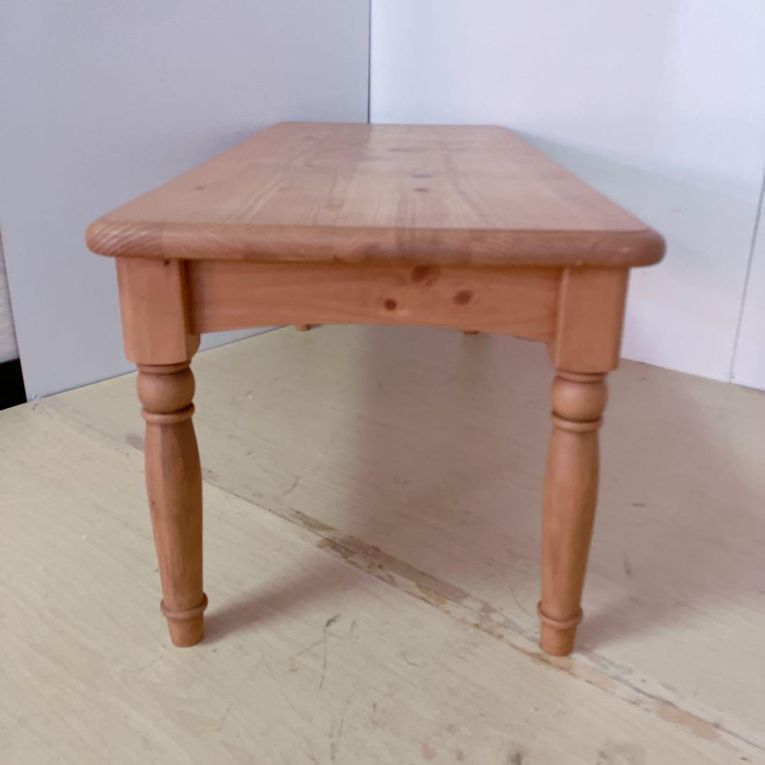 カントリー調　木製　センターテーブル　ローテーブル　ダイニングテーブル