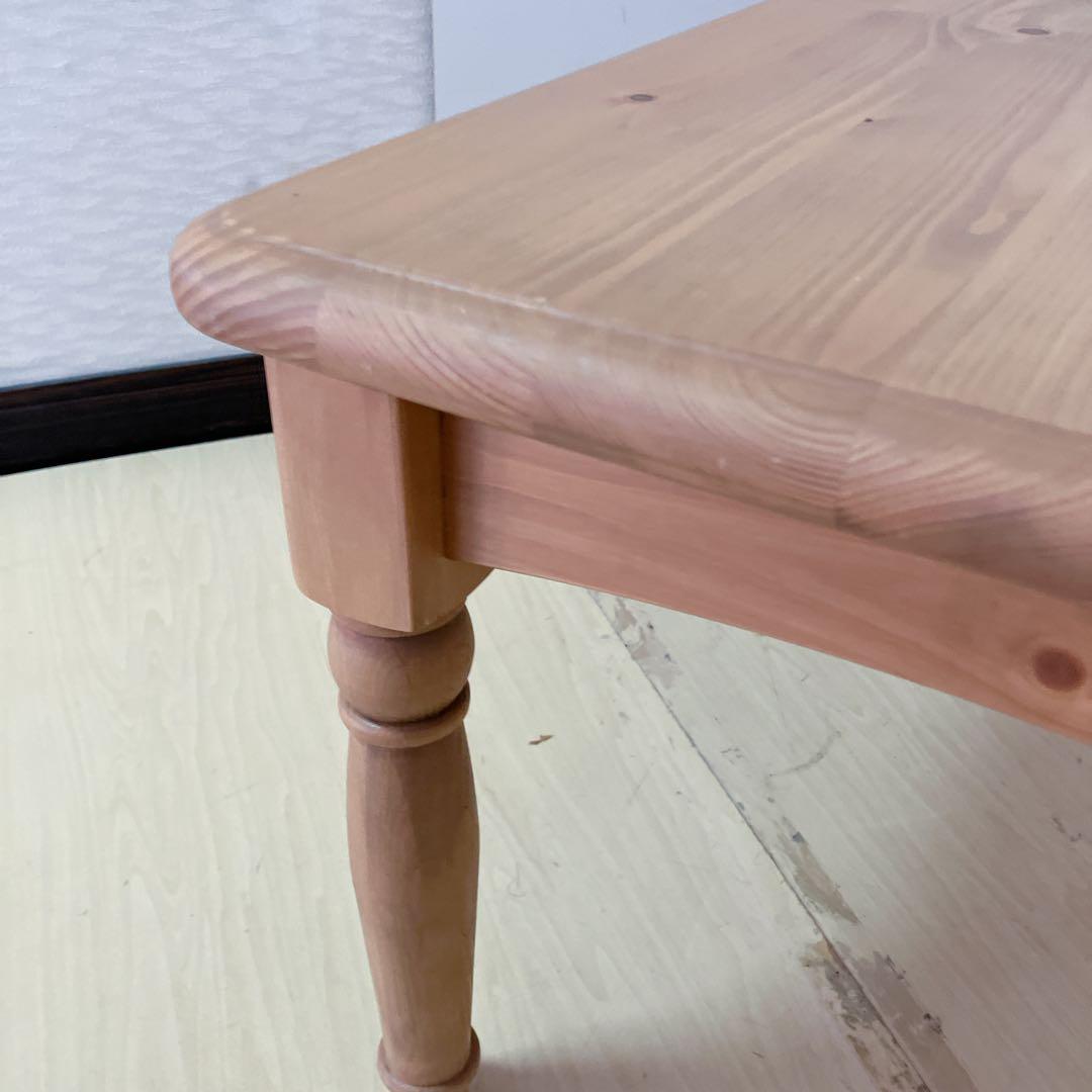 カントリー調　木製　センターテーブル　ローテーブル　ダイニングテーブル