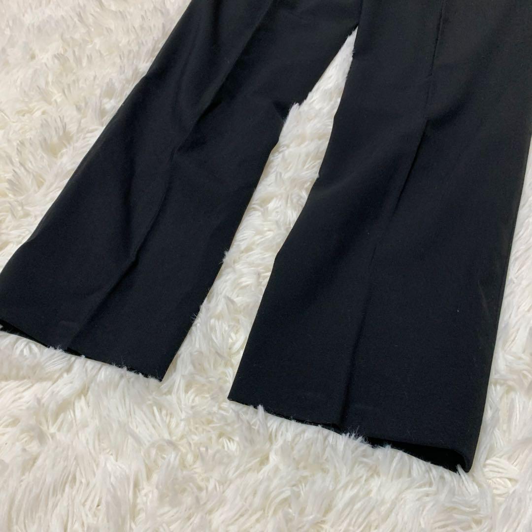 【大人気】セオリー　パンツスーツ　現行　ノーカラー　2 ブラック　セット