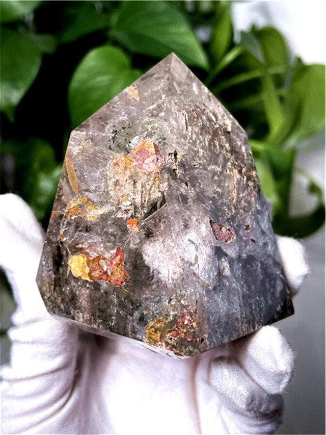 AAA級天然ガーデンクォーツ六角柱YT8P2/319P05C