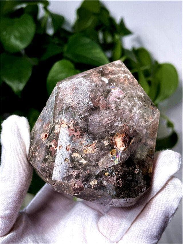 AAA級天然ガーデンクォーツ六角柱YT8P2/319P05C