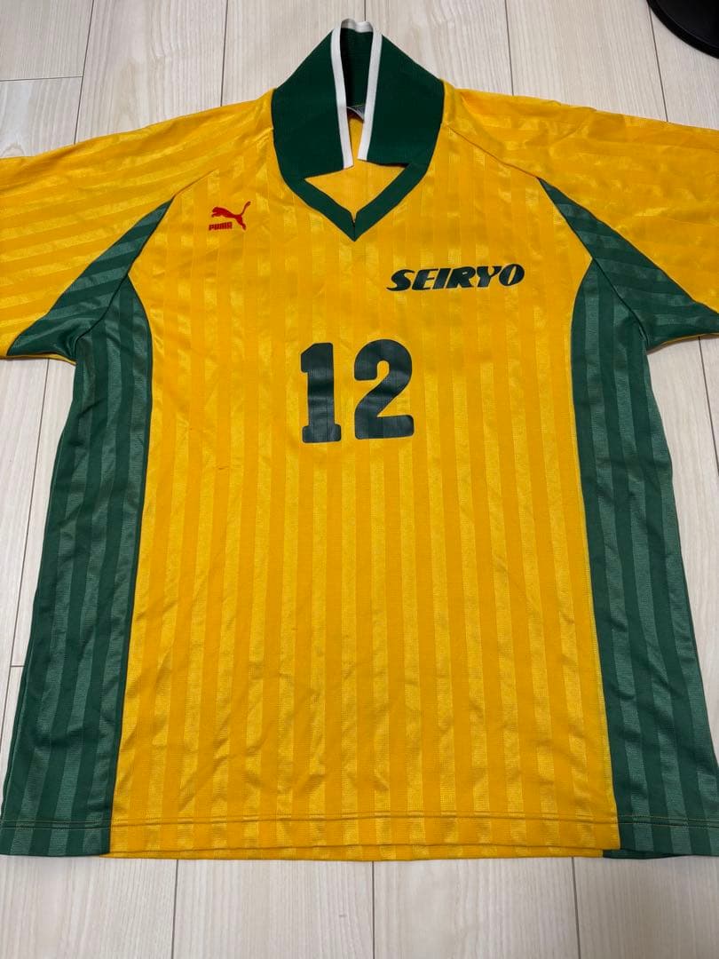 星稜高校サッカー部ユニフォーム　セット PUMA サッカーシャツ 12番
