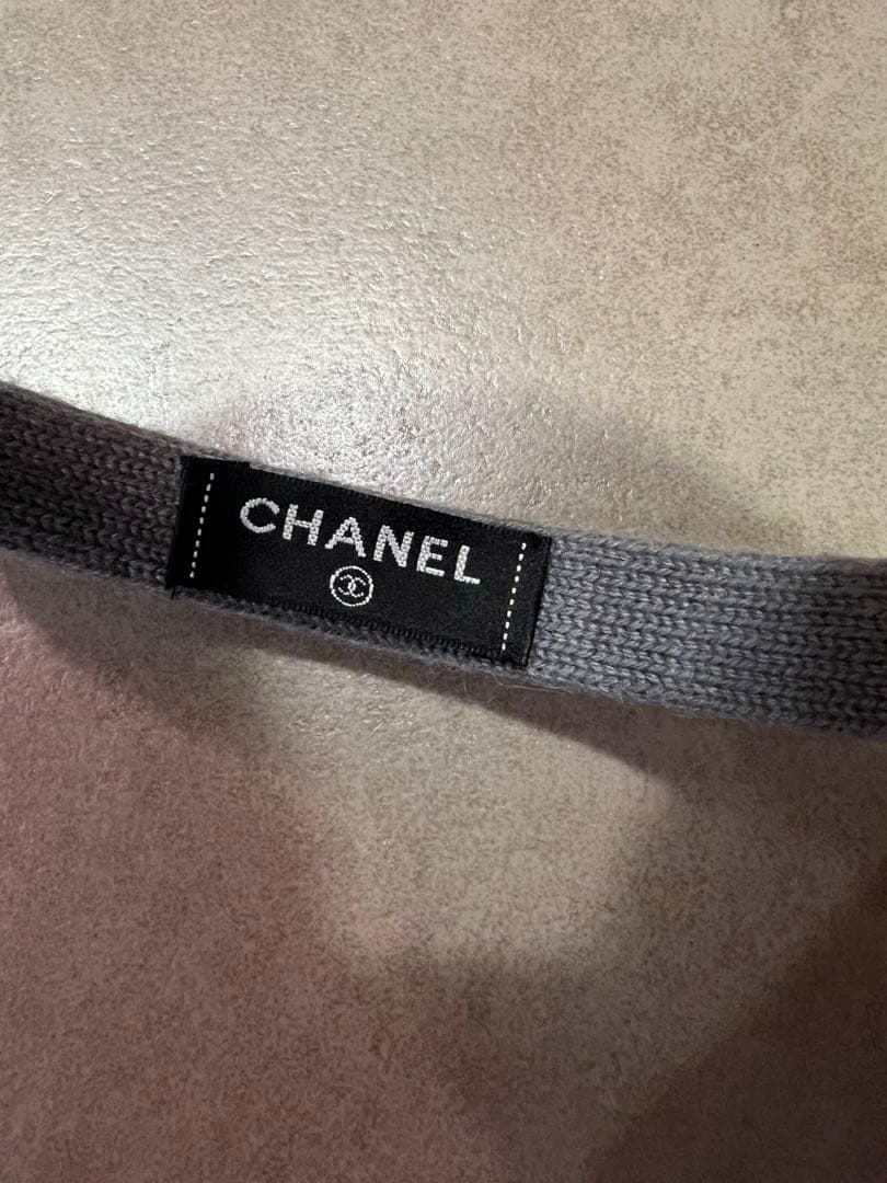 美品CHANELシャネルマーク耳当てイヤーマフ定番レア