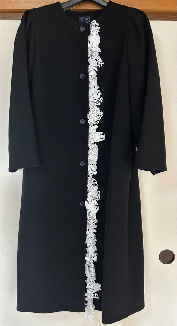 ミナペルホネン☆コート forest parade 40 黒