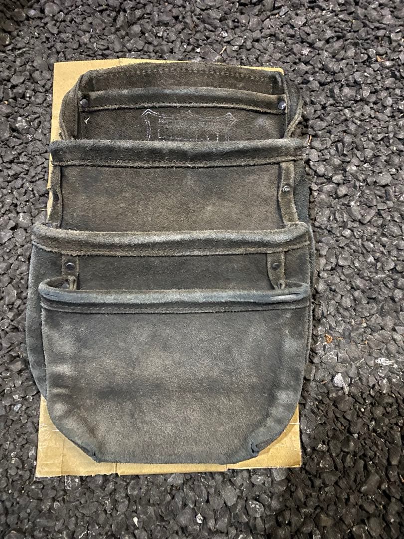 KNICKS ニックス　4段腰袋　KCA-7511B 廃版　スエード