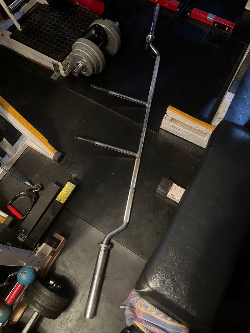 セーフティスクワットバー新品保管品曲がり型