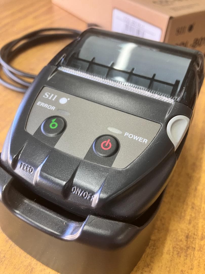 SII MP-B20 レジプリンター　専用クレードル　感熱ロール紙9個セット