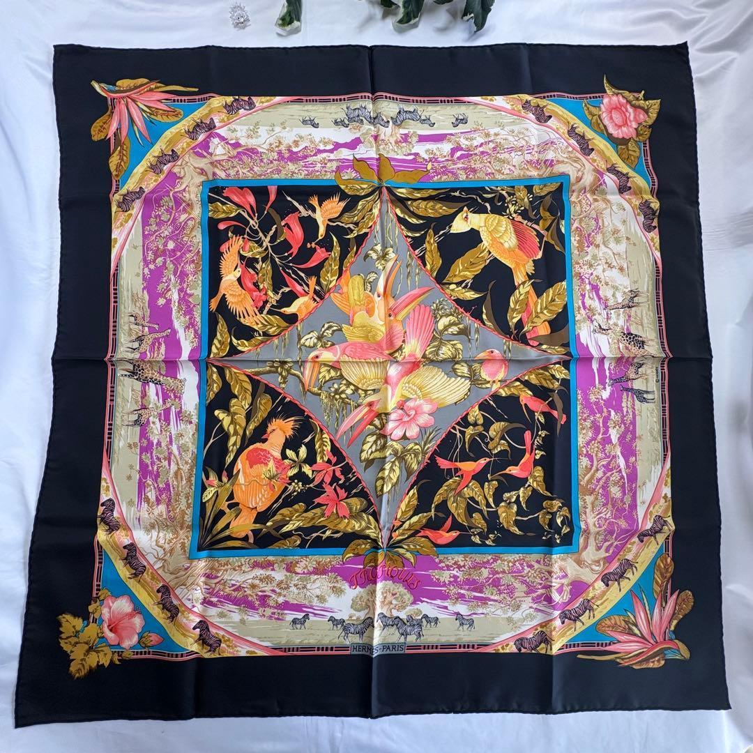 HERMES　カレ９０　TROPIQUES