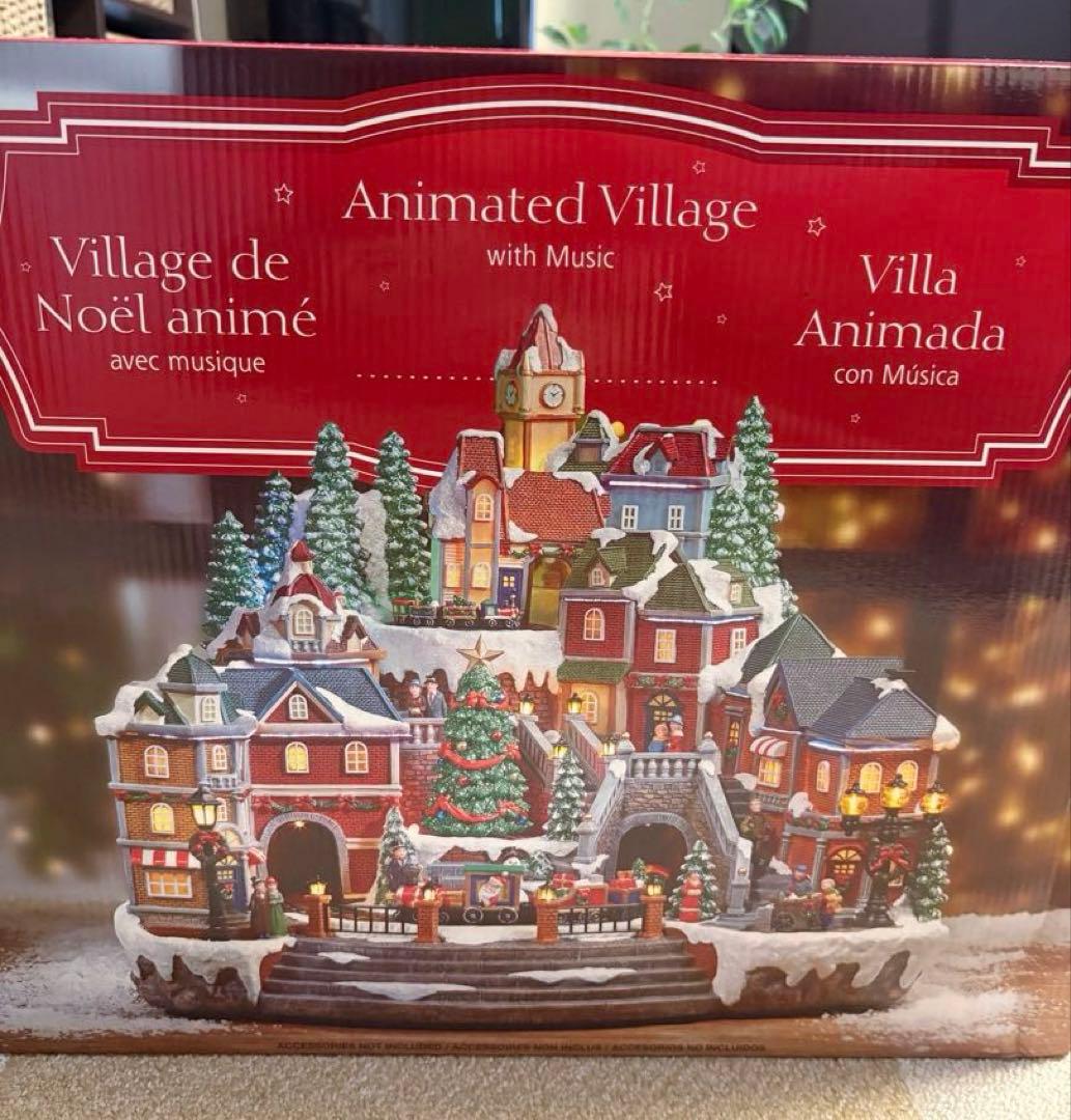 コストコ、クリスマスオルゴールアニメイテッド