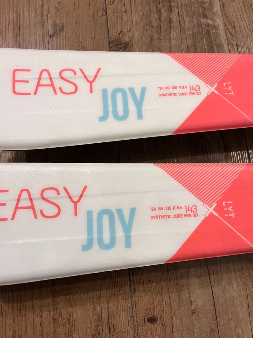 HEAD EASY JOY スキー ホワイト/ピンク　143cm