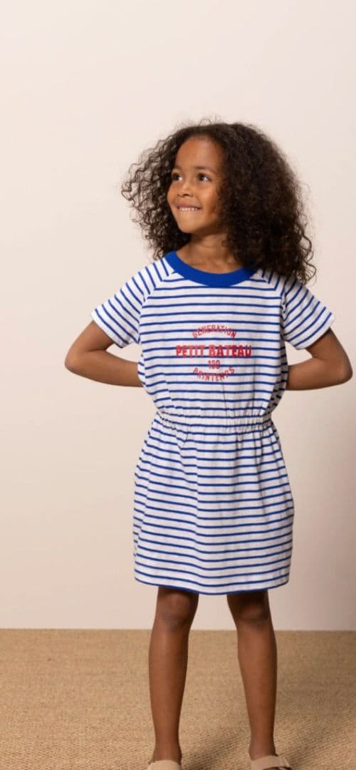 新品未使用＊プチバトー親子お揃い＊レディースS　6ansワンピース