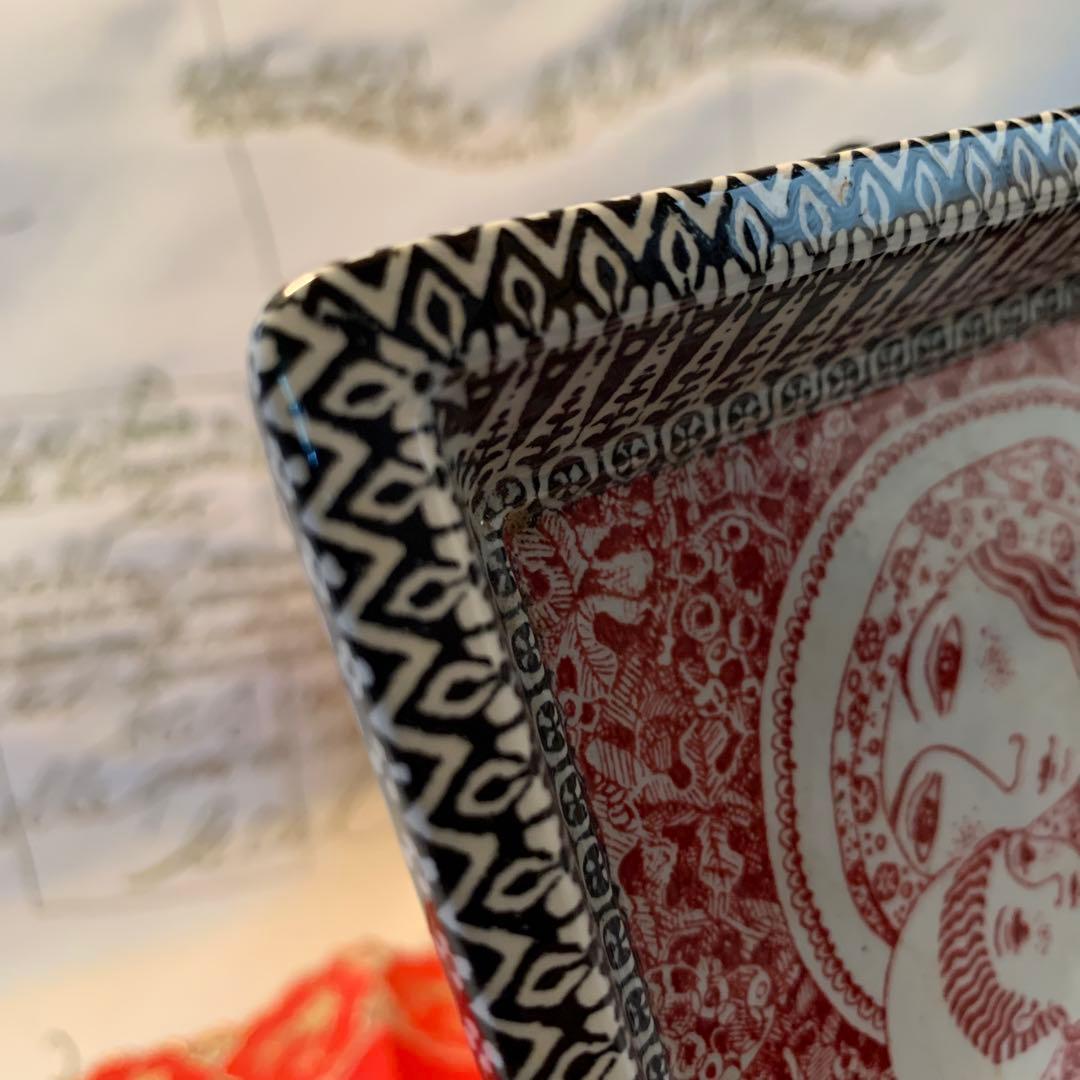 デンマーク製　激レアビンテージのニモール窯のマリア様の壁掛けプレート！綺麗です！