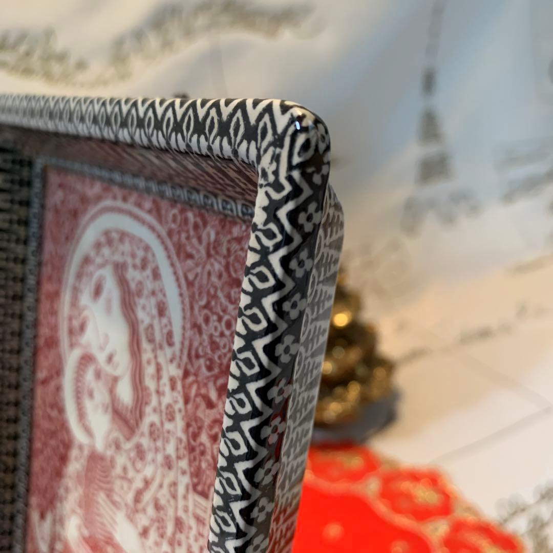 デンマーク製　激レアビンテージのニモール窯のマリア様の壁掛けプレート！綺麗です！