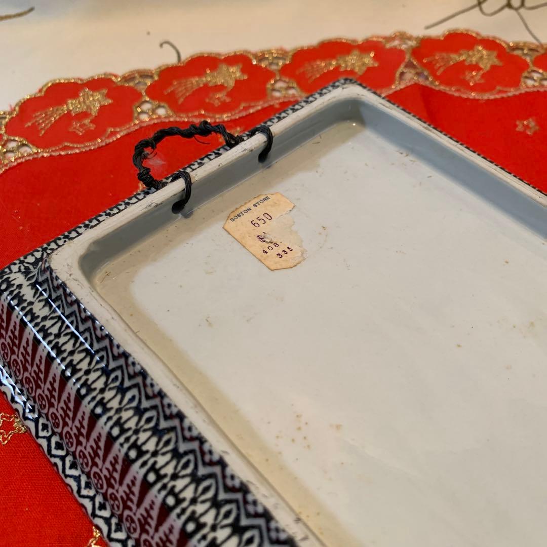 デンマーク製　激レアビンテージのニモール窯のマリア様の壁掛けプレート！綺麗です！