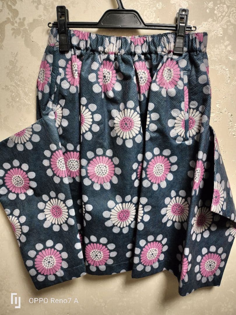 COMMEdesGARCONS 【未使用】不織布　花柄変形スカート