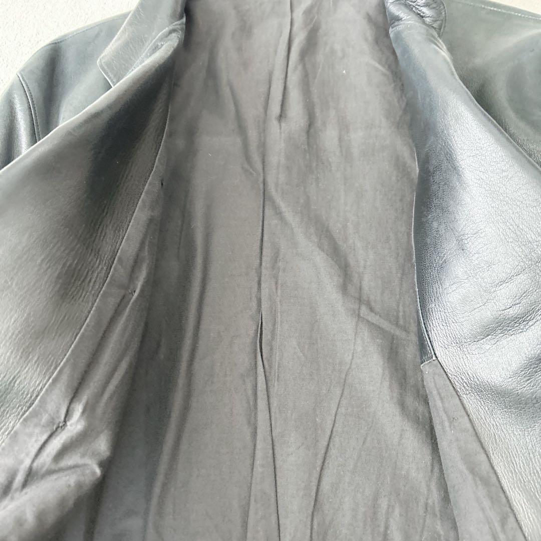 希少✨フランス製　アニエスベー　ライダース　ジャケット　ナポレオン　ラムレザー