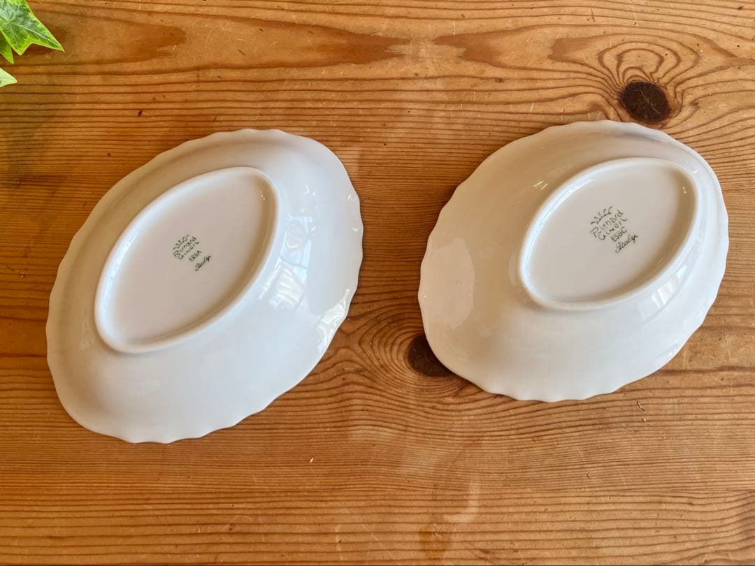 ジノリ　ベッキオホワイト　20オーバル深鉢×2