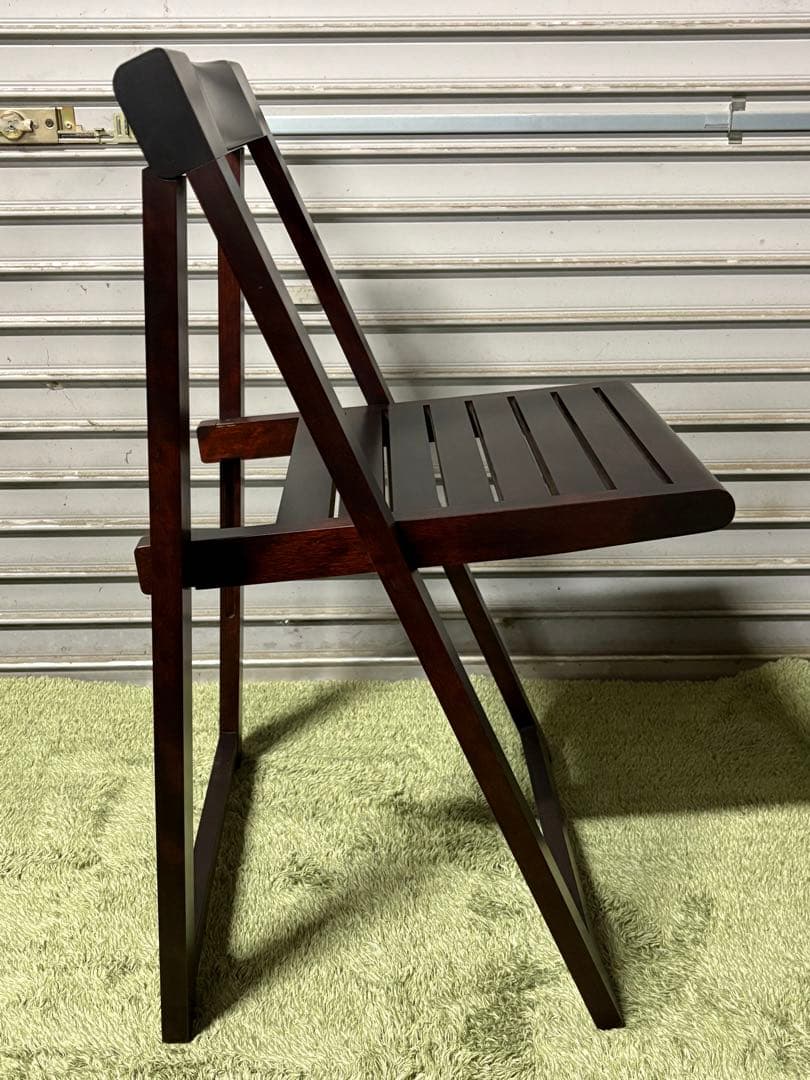 ☆GE237【中古品】 北海道民芸 折り畳みチェア 椅子 樺材