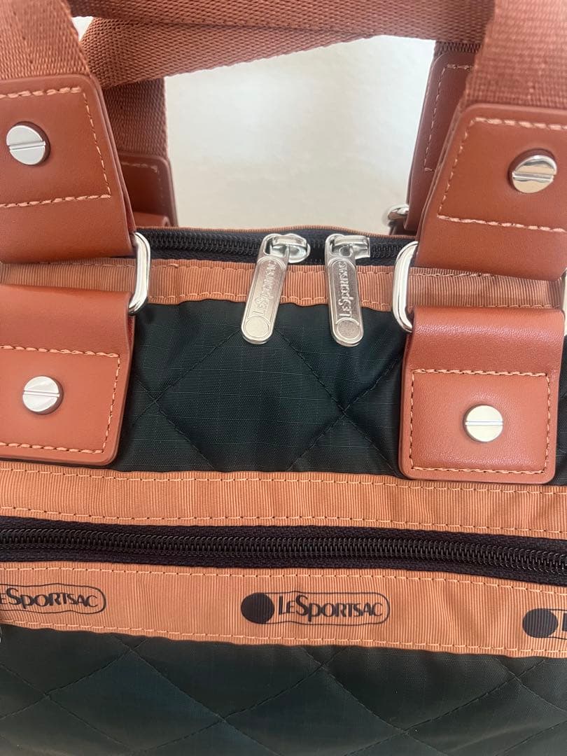 LeSportsac 神崎恵コラボ ボストン ディープグリーン