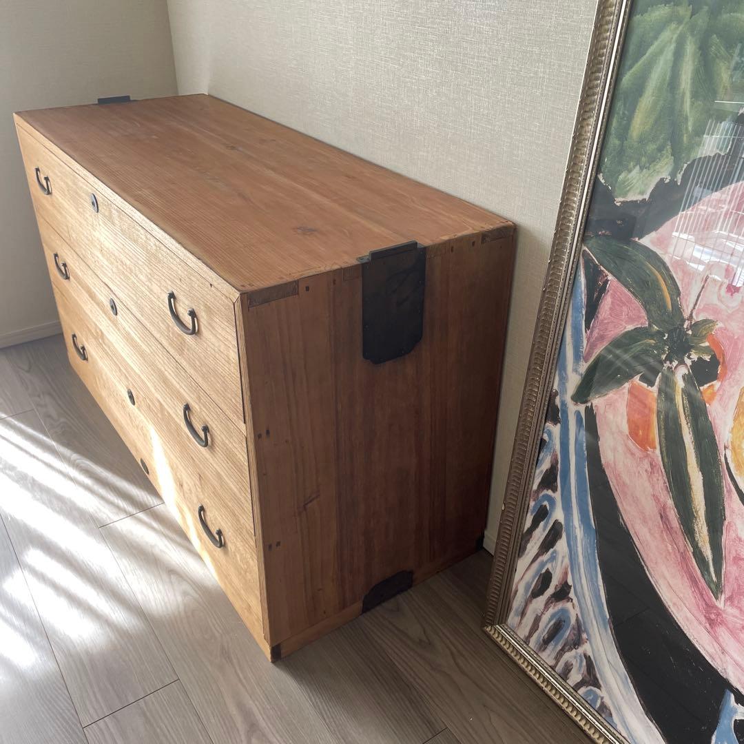 36)桐箪笥　アンティーク　チェスト　和箪笥　古家具